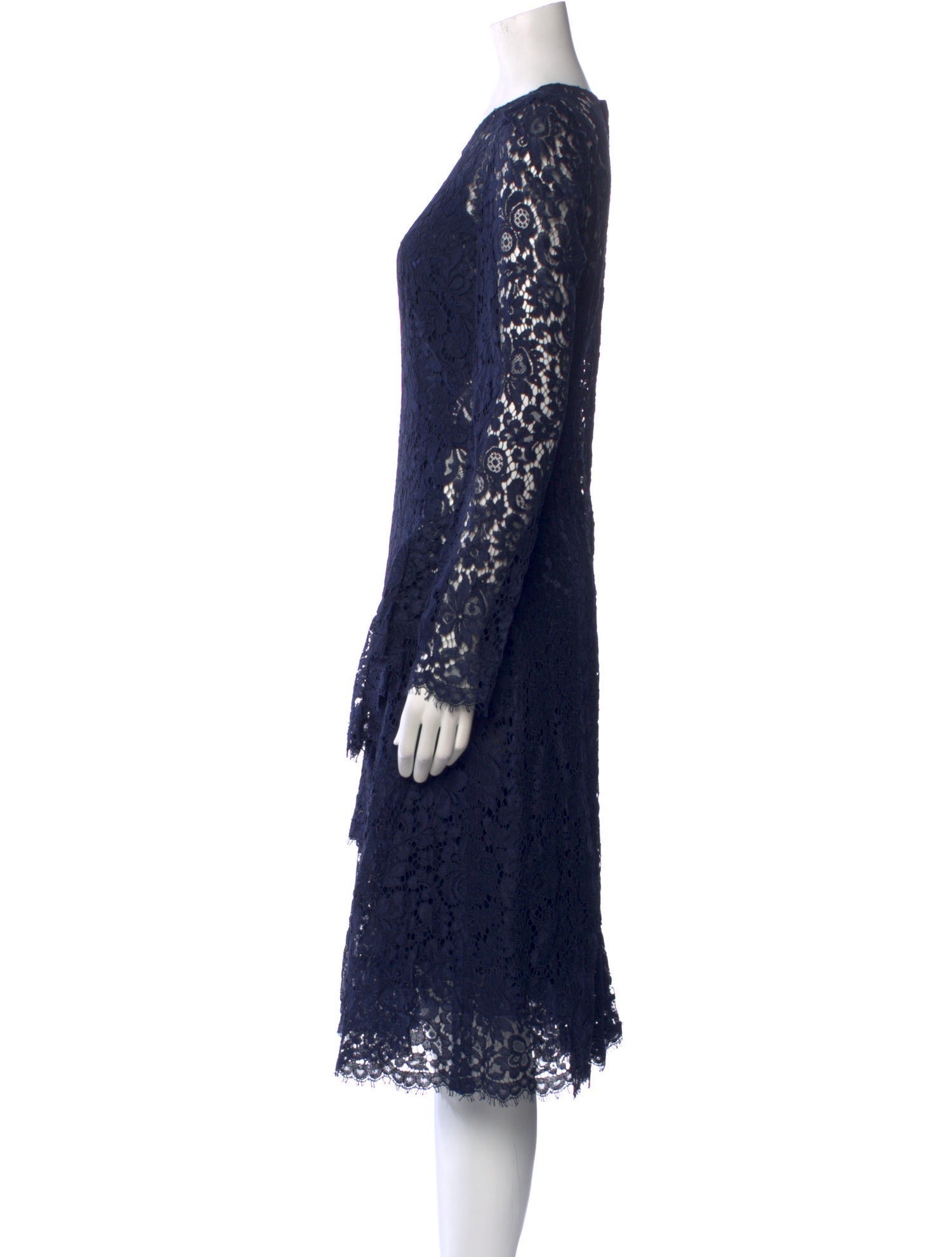 Dolce & Gabbana Lace Midi Length Dress w/ Tags