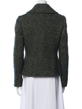 Dolce & Gabbana Wool Printed Evening Jacket