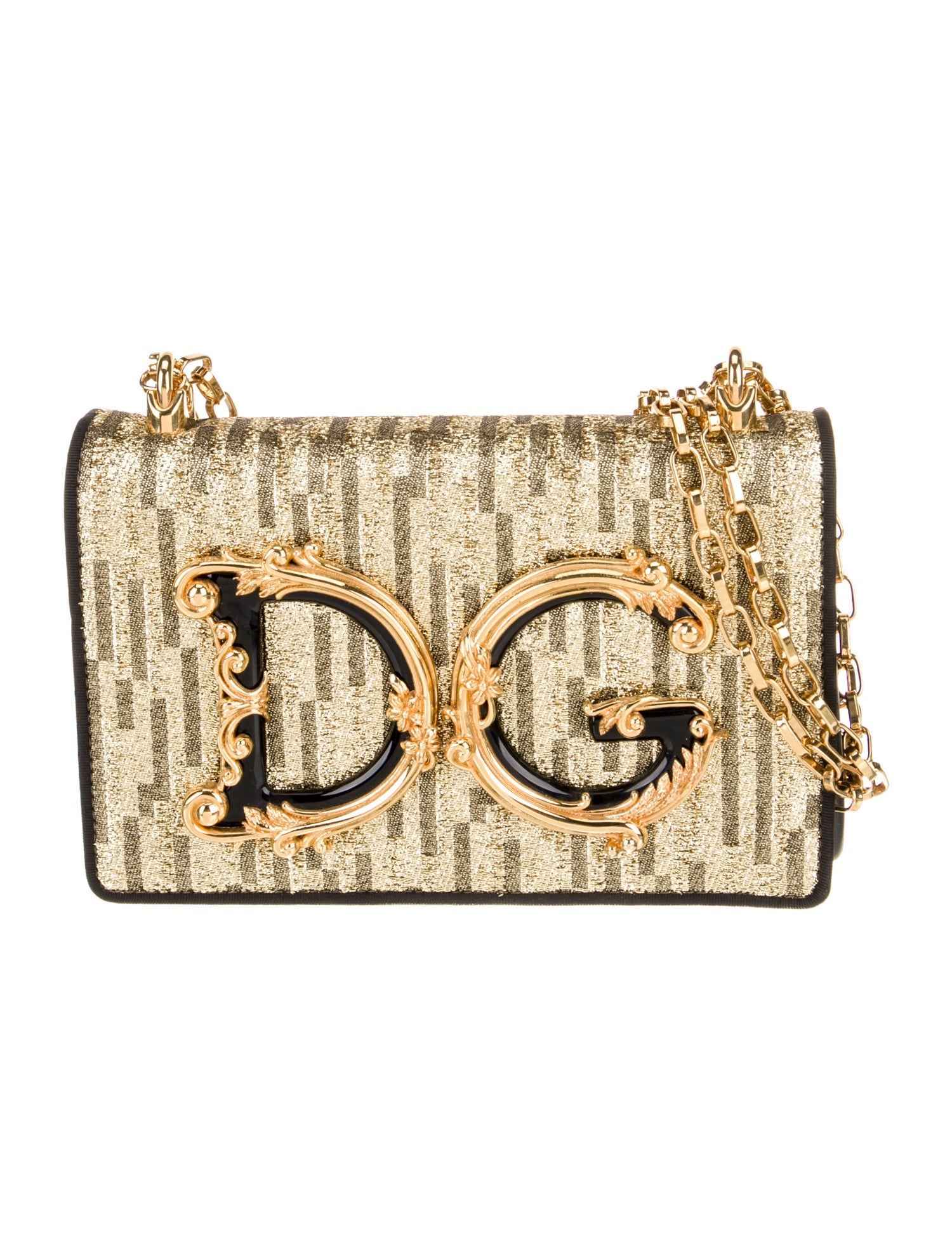 Dolce & Gabbana Glitter Shoulder Bag