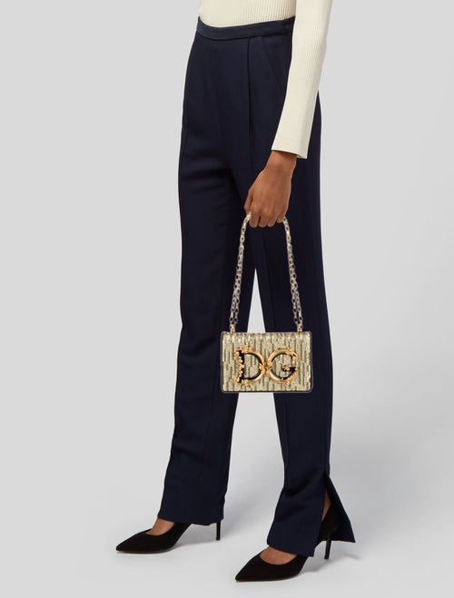 Dolce & Gabbana Glitter Shoulder Bag