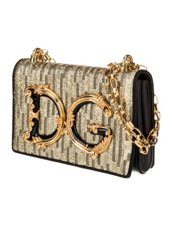 Dolce & Gabbana Glitter Shoulder Bag