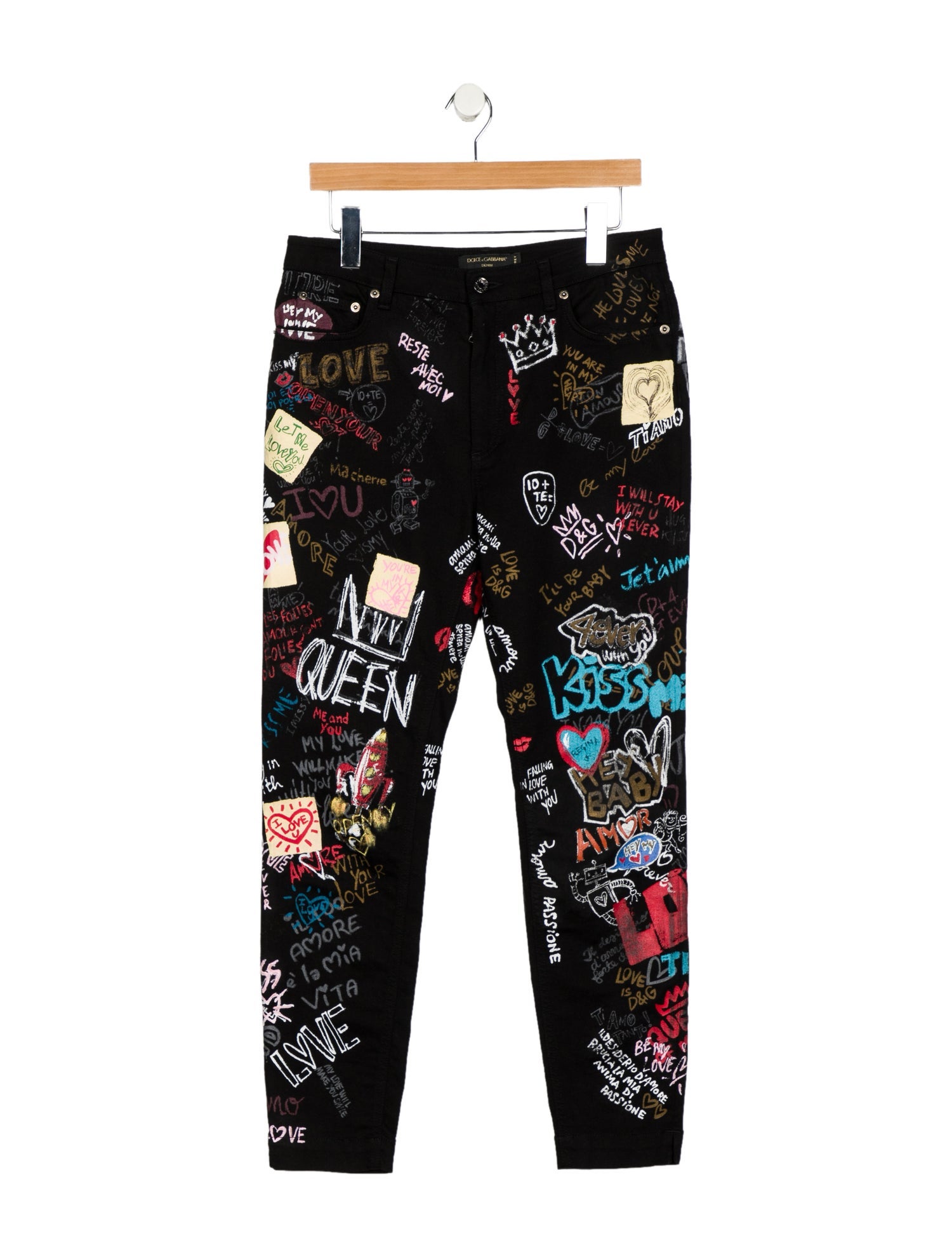 Dolce & Gabbana Mid-Rise Straight Leg Jeans