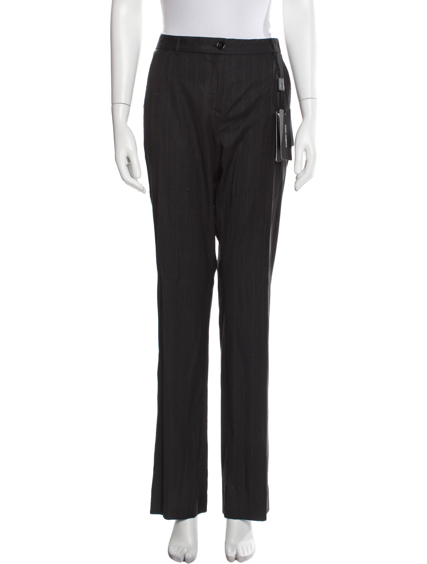 Dolce & Gabbana Striped Straight Leg Pants w/ Tags