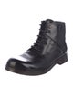 Dolce & Gabbana Leather Lace-Up Boots