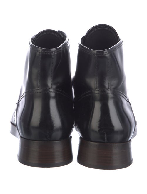 Dolce & Gabbana Leather Lace-Up Boots