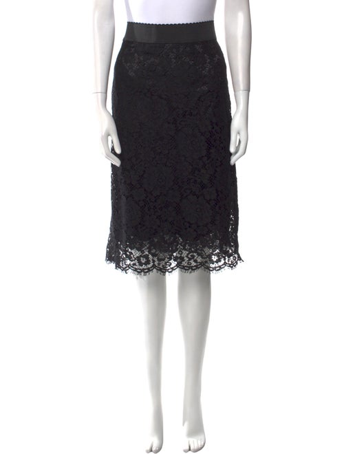 Dolce & Gabbana Lace Midi Length Skirt