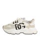 Dolce & Gabbana Suede Colorblock Pattern Sneakers