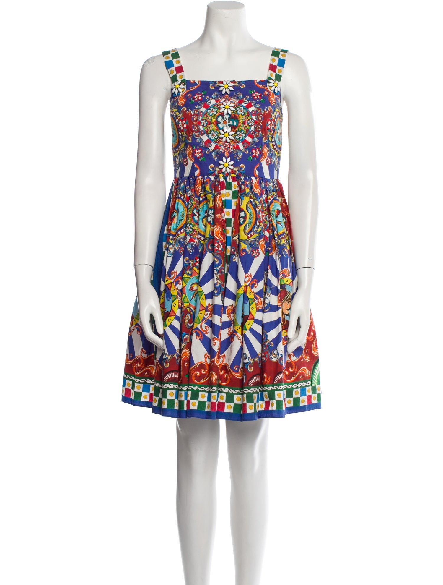 Dolce & Gabbana Printed Mini Dress