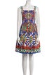 Dolce & Gabbana Printed Mini Dress
