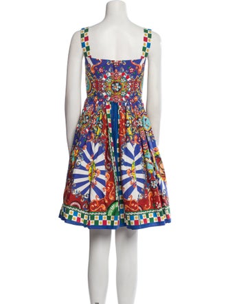 Dolce & Gabbana Printed Mini Dress
