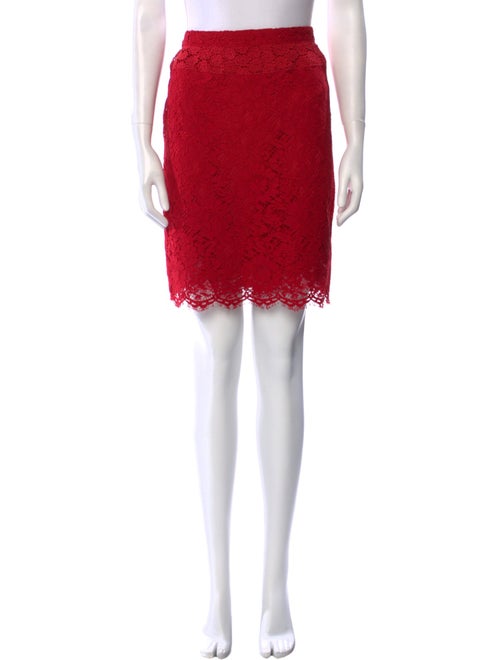 Dolce & Gabbana Lace Pattern Knee-Length Skirt