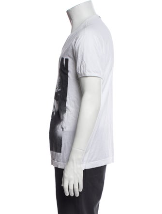 Dolce & Gabbana Graphic Print V-Neck T-Shirt