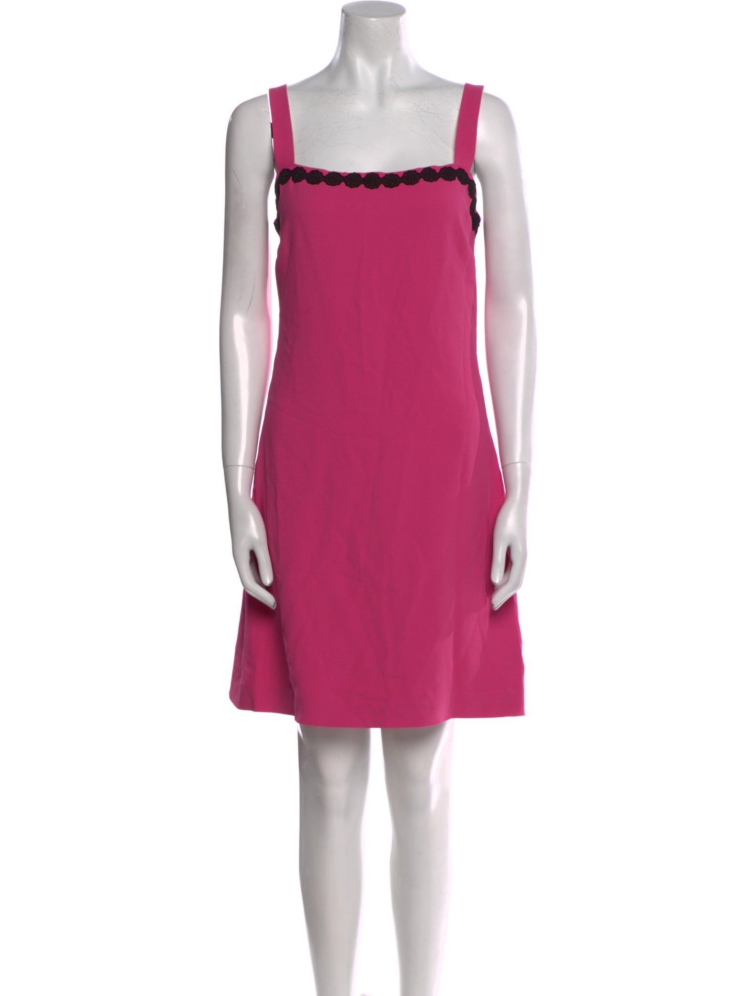 Dolce & Gabbana Square Neckline Mini Dress