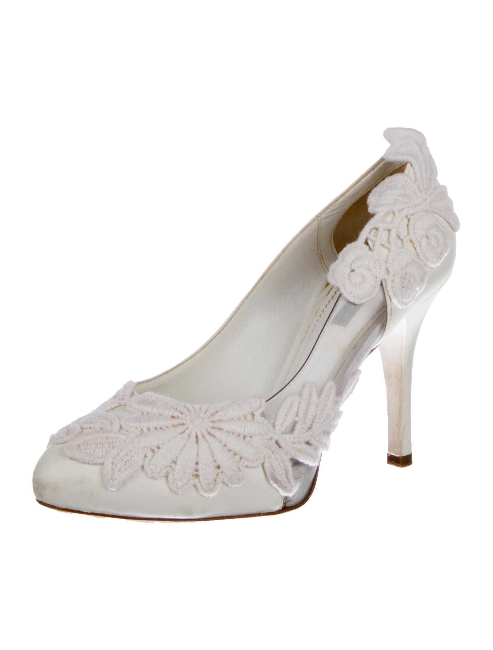 Dolce & Gabbana Leather Patterned Pumps