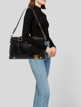 Dolce & Gabbana Leather Top Handle Bag