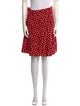 Dolce & Gabbana Polka Dot Print Knee-Length Skirt