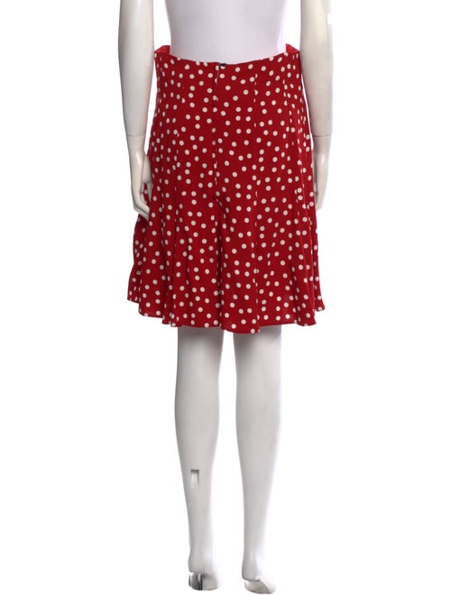 Dolce & Gabbana Polka Dot Print Knee-Length Skirt