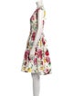 Dolce & Gabbana Floral Print Knee-Length Dress