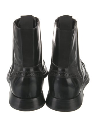 Dolce & Gabbana Patent Leather Combat Boots