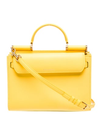 Dolce & Gabbana Leather Top Handle Bag
