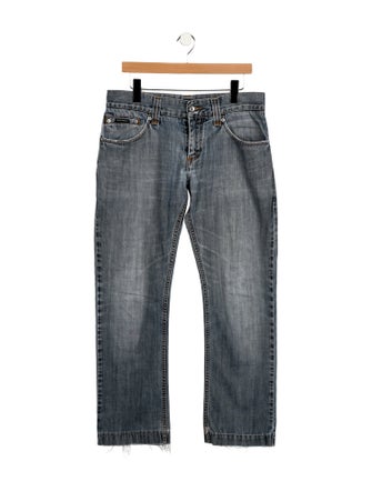 Dolce & Gabbana Mid-Rise Straight Leg Jeans