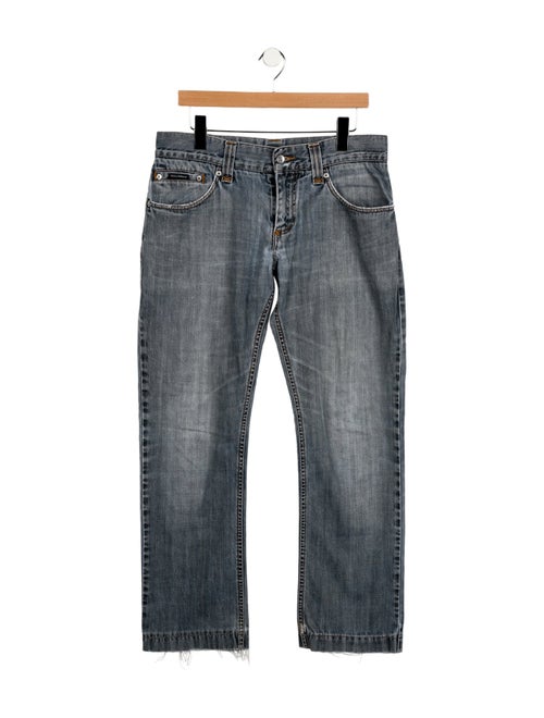 Dolce & Gabbana Mid-Rise Straight Leg Jeans