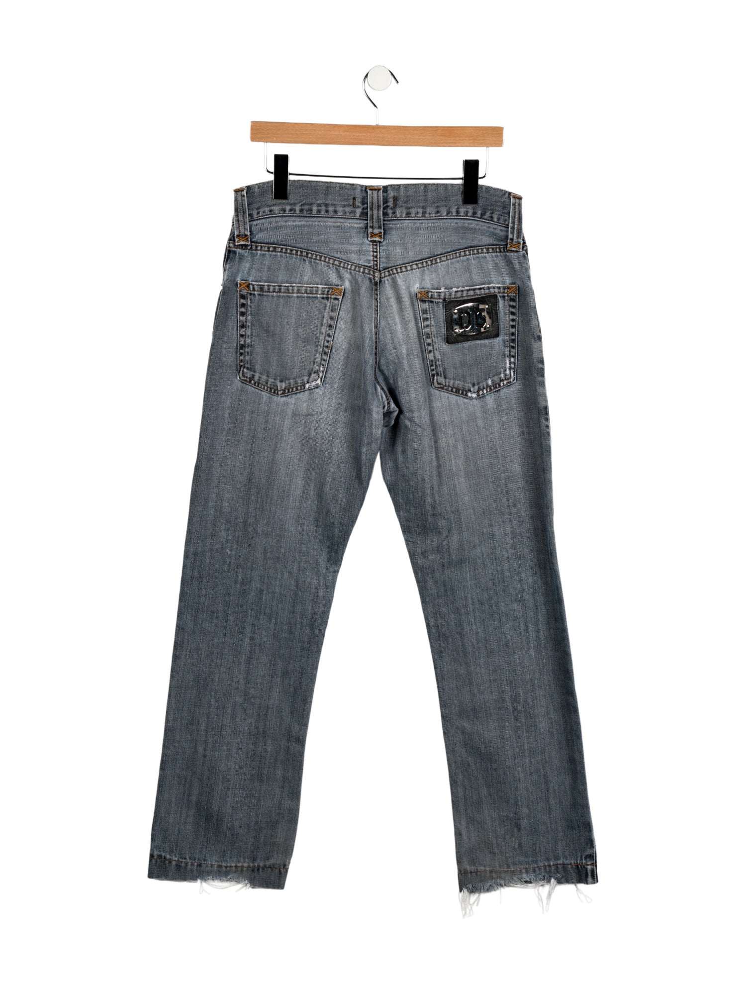 Dolce & Gabbana Mid-Rise Straight Leg Jeans