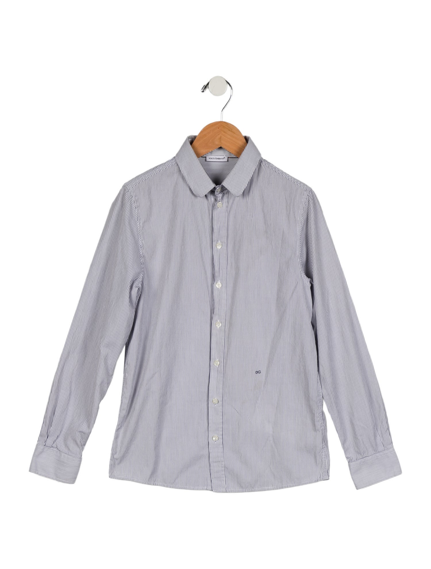 Dolce & Gabbana Girls' Stripe Button-Up