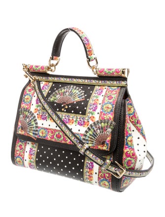 Dolce & Gabbana Mambo Rose Top Handle Bag