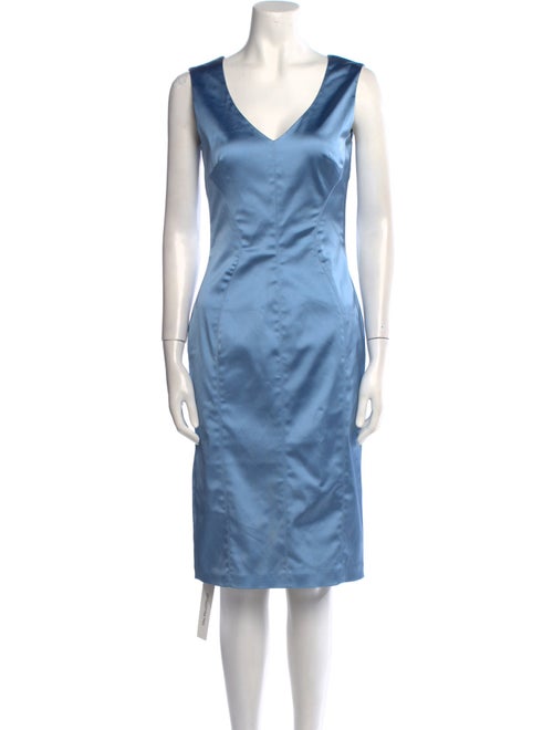 D&G V-Neck Knee-Length Dress