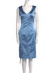 D&G V-Neck Knee-Length Dress