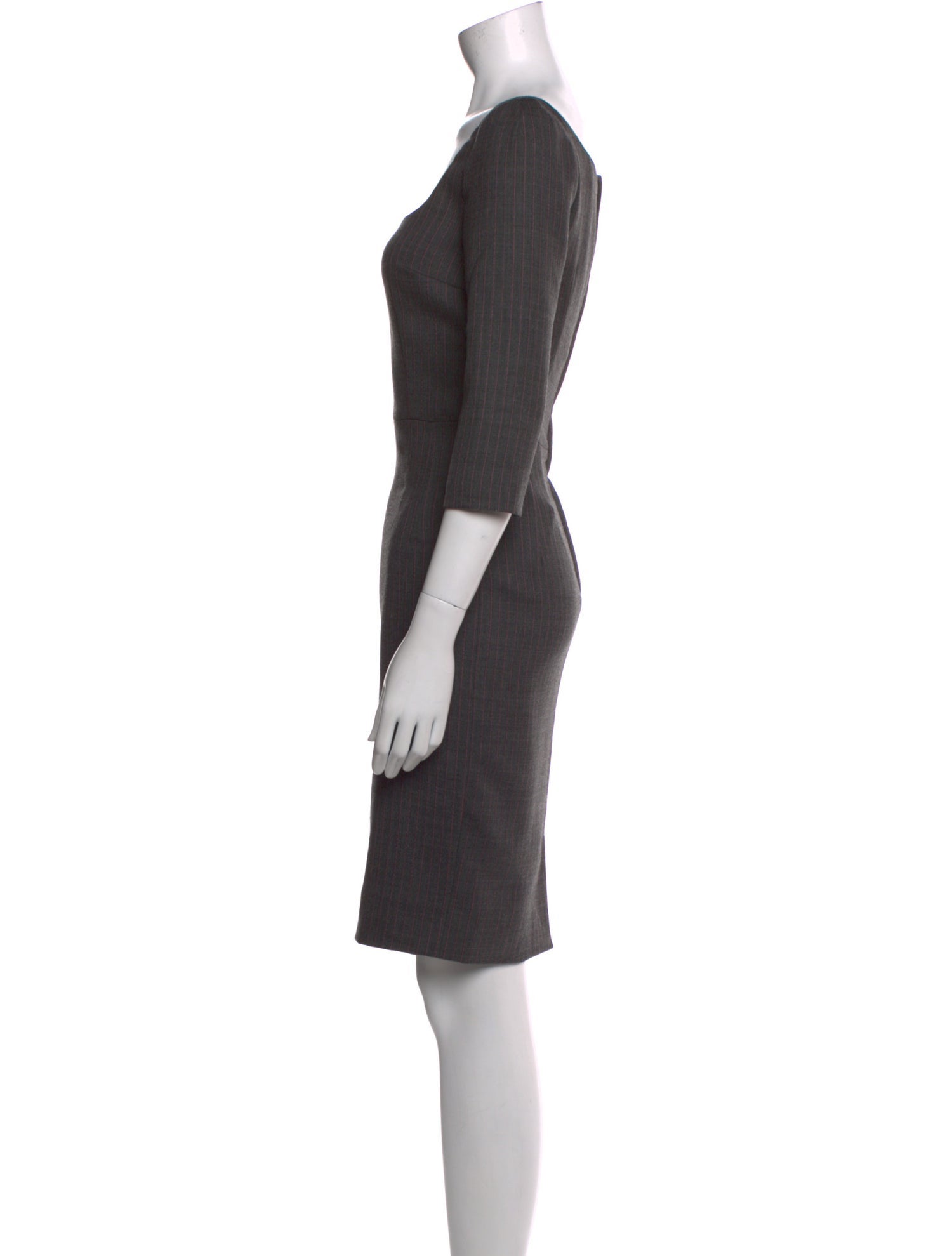 Dolce & Gabbana Virgin Wool Knee-Length Dress w/ Tags