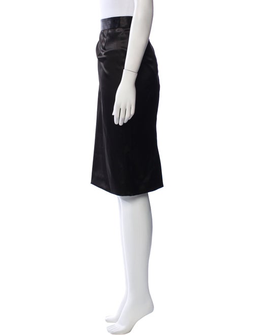 Dolce & Gabbana Grosgrain Trim Knee-Length Skirt