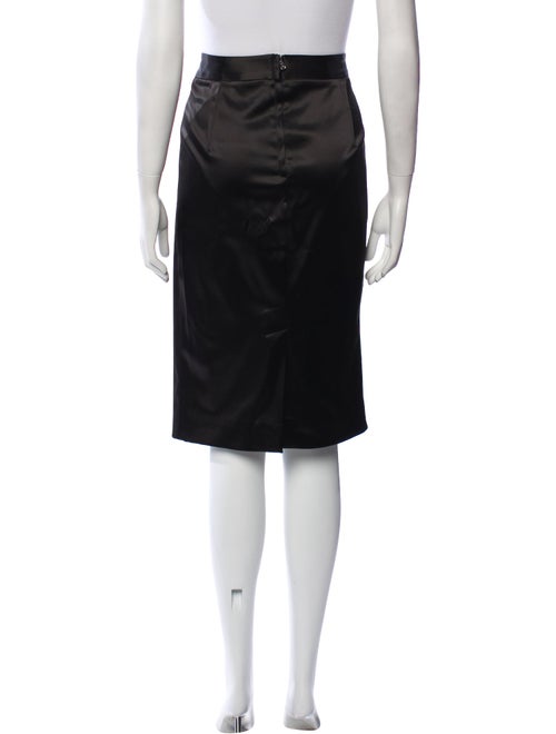 Dolce & Gabbana Grosgrain Trim Knee-Length Skirt