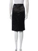 Dolce & Gabbana Grosgrain Trim Knee-Length Skirt