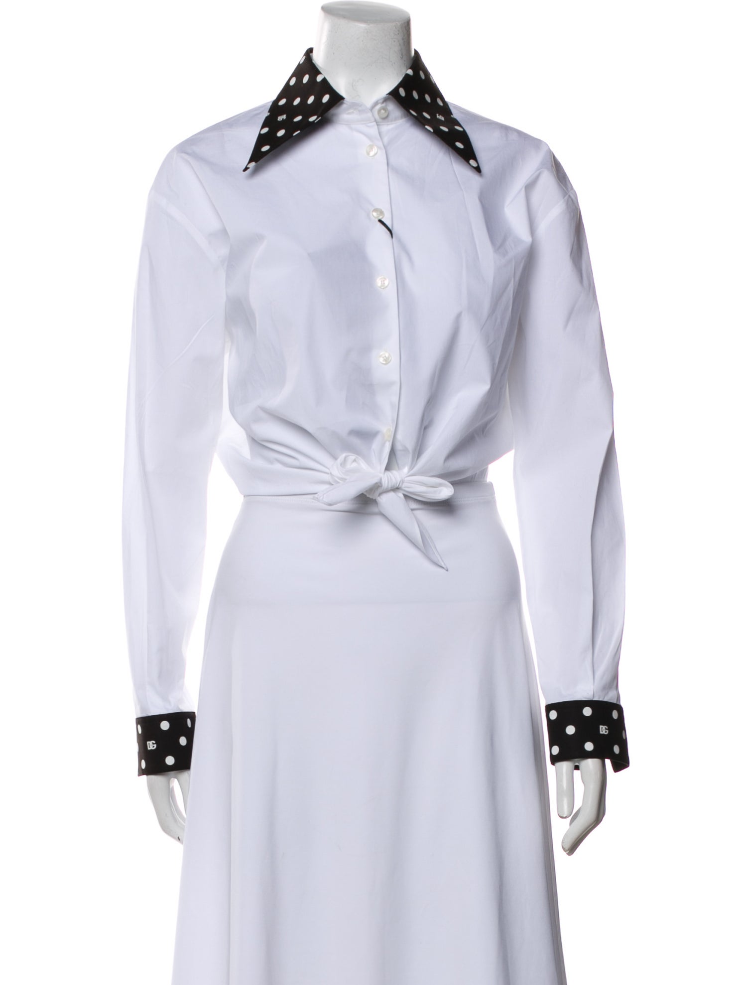 Dolce & Gabbana Long Sleeve Crop Top w/ Tags