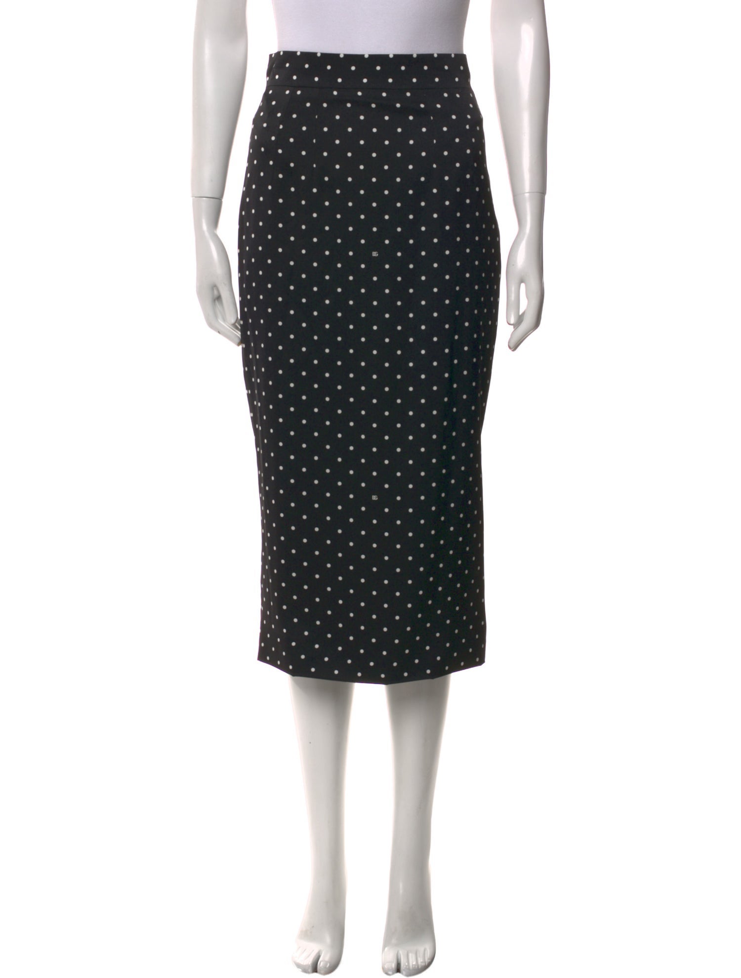 Dolce & Gabbana Silk Midi Length Skirt w/ Tags