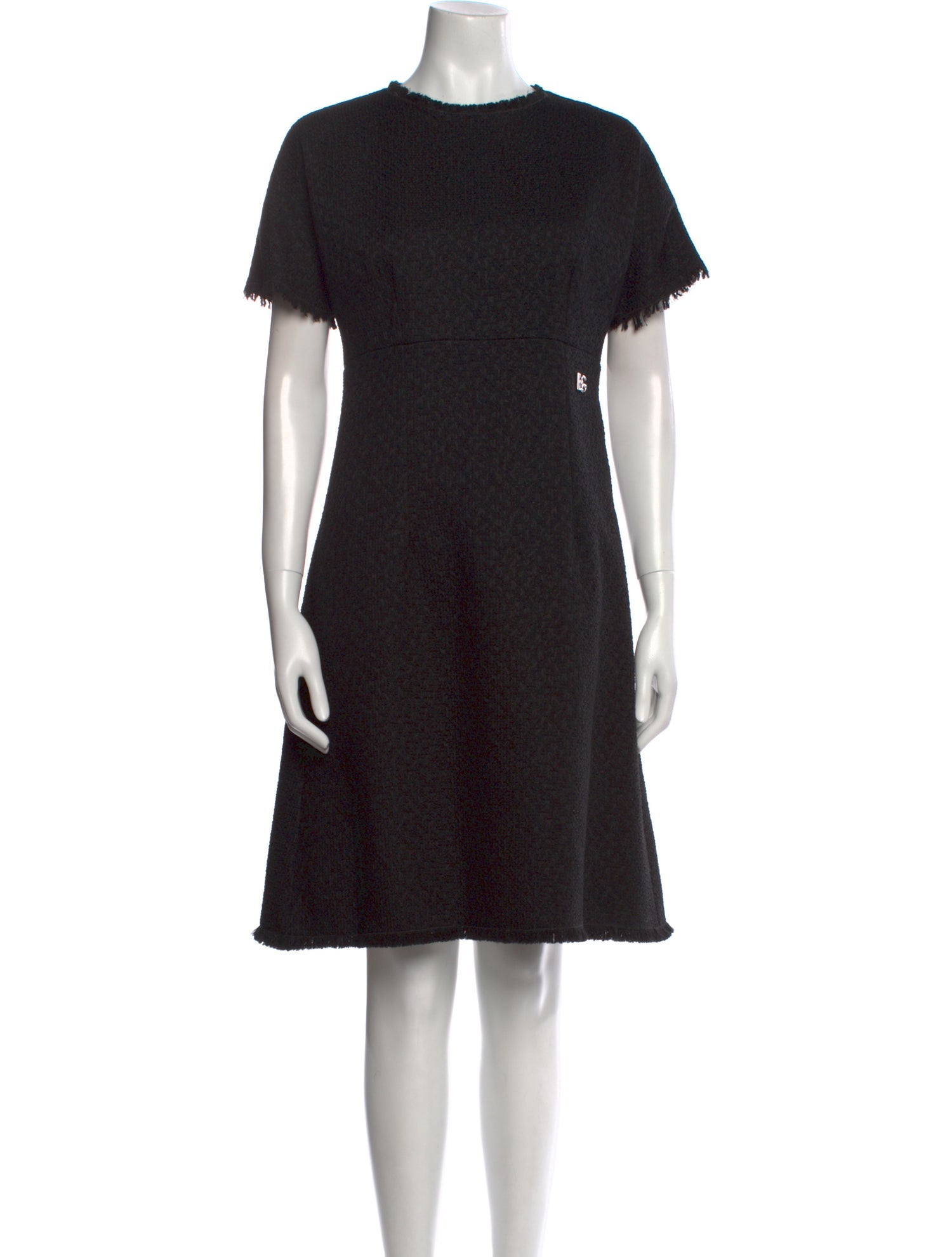 Dolce & Gabbana Virgin Wool Knee-Length Dress w/ Tags