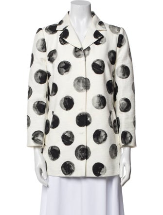 Dolce & Gabbana Polka Dot Print Coat