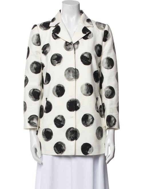 Dolce & Gabbana Polka Dot Print Coat