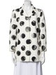 Dolce & Gabbana Polka Dot Print Coat