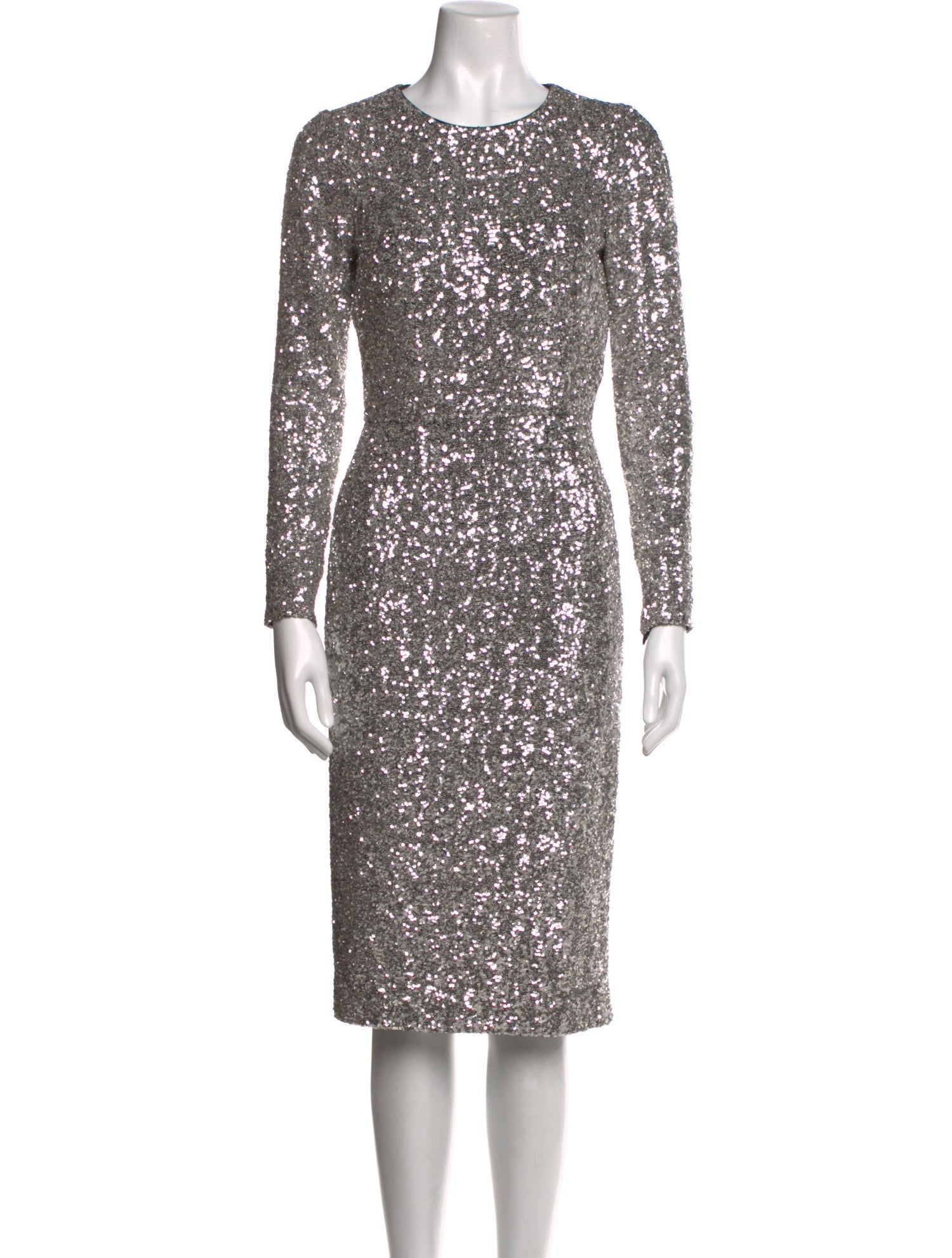 Dolce & Gabbana Sequin Knee-Length Dress