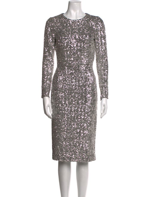 Dolce & Gabbana Sequin Knee-Length Dress
