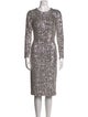 Dolce & Gabbana Sequin Knee-Length Dress
