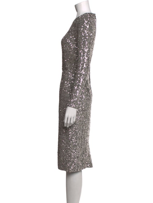 Dolce & Gabbana Sequin Knee-Length Dress