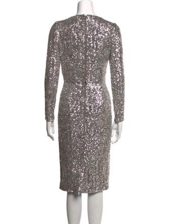 Dolce & Gabbana Sequin Knee-Length Dress