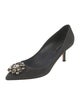 Dolce & Gabbana Suede Crystal Embellishments Pumps