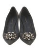 Dolce & Gabbana Suede Crystal Embellishments Pumps