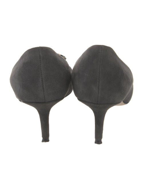 Dolce & Gabbana Suede Crystal Embellishments Pumps