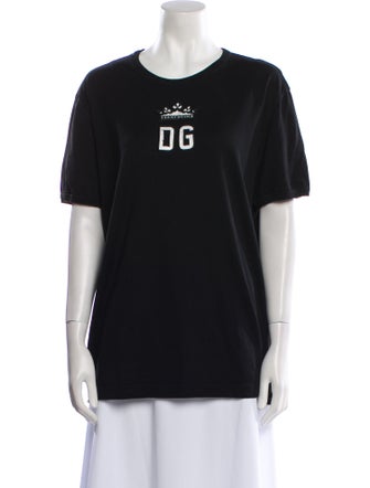 Dolce & Gabbana Graphic Print Crew Neck T-Shirt